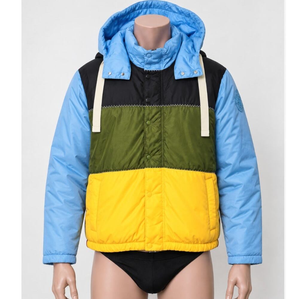 Moncler Genius 1 Borealis Giubbotto Down Jacket Multi Color Blocked 2 / Medium